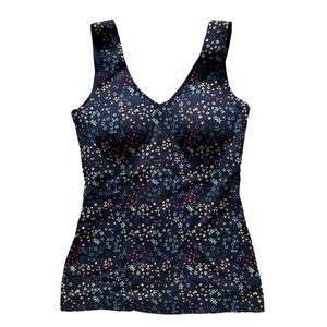 Knix Women’s Small Navy Wildflower Evolution Tank